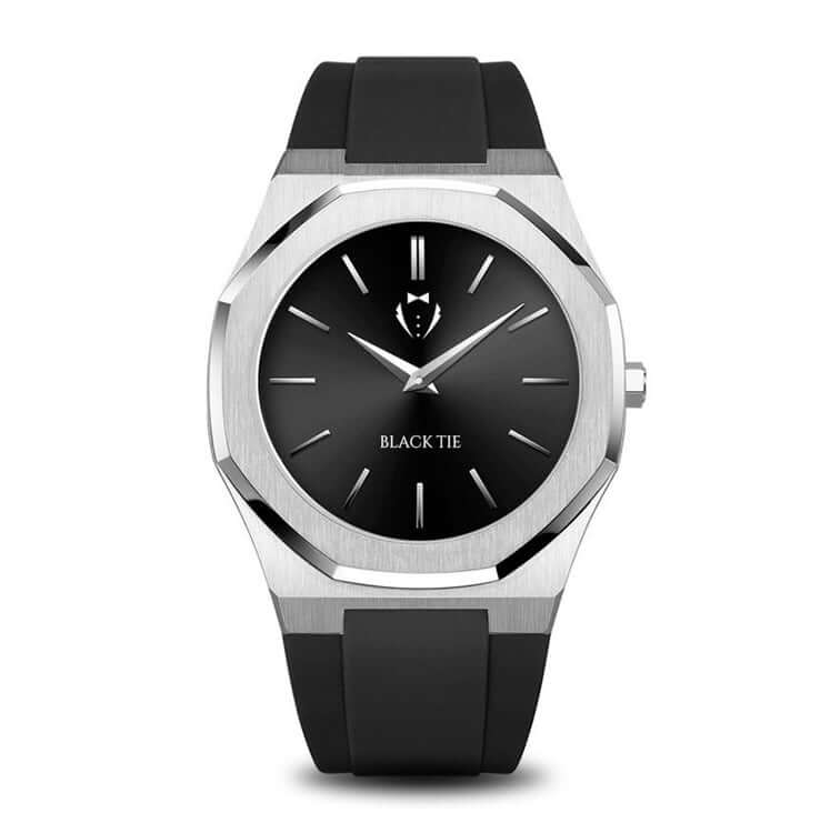 BLACK SILICONE Watch!  NEW✓ Skechers El Segundo Black Silicone Men main image 3