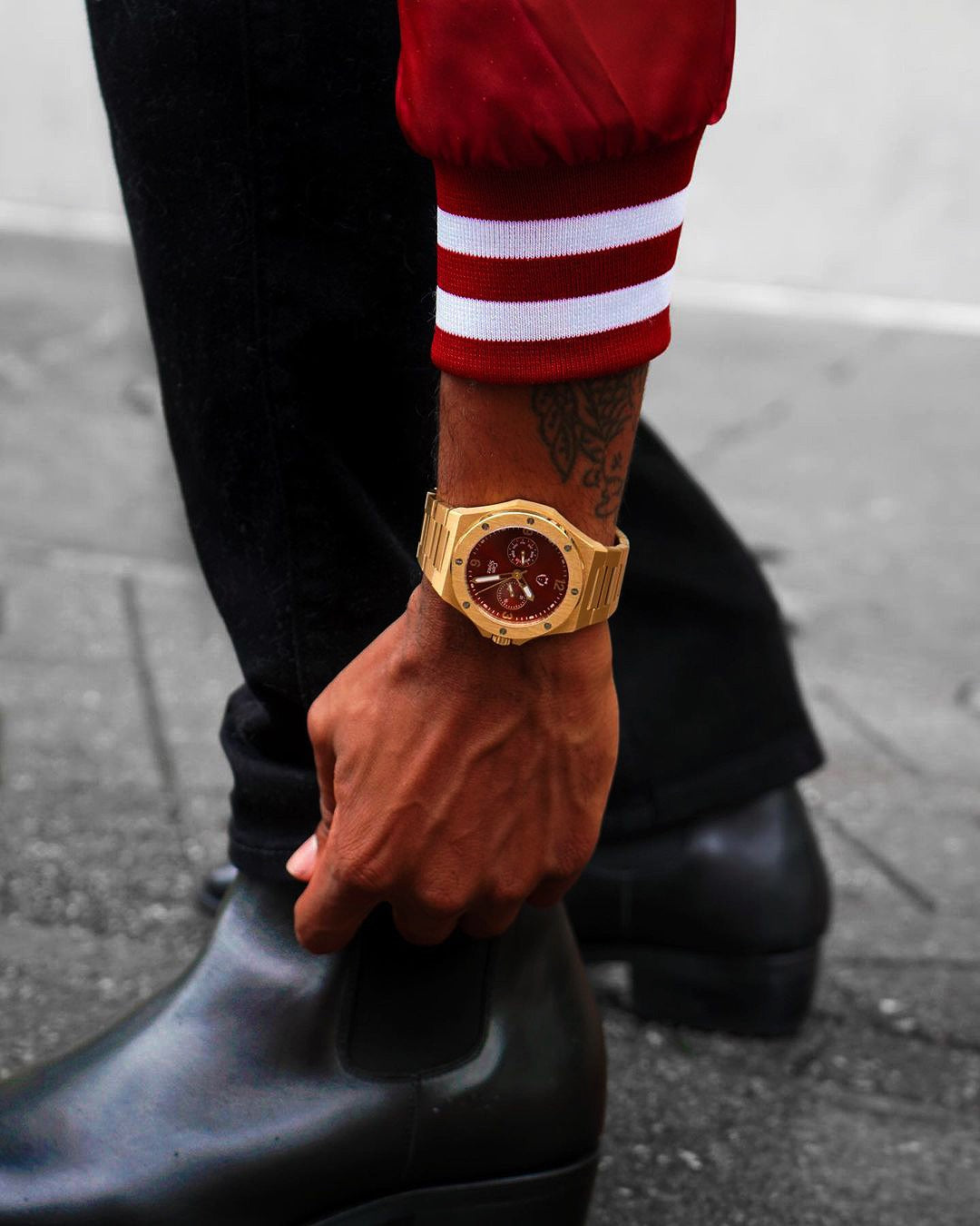 Red dialed watches for men
