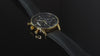 Gold Leather mens chronograph modern mens watches